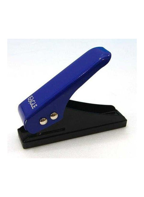 Metal Punch Single-Hole  With Plastic Base BLue