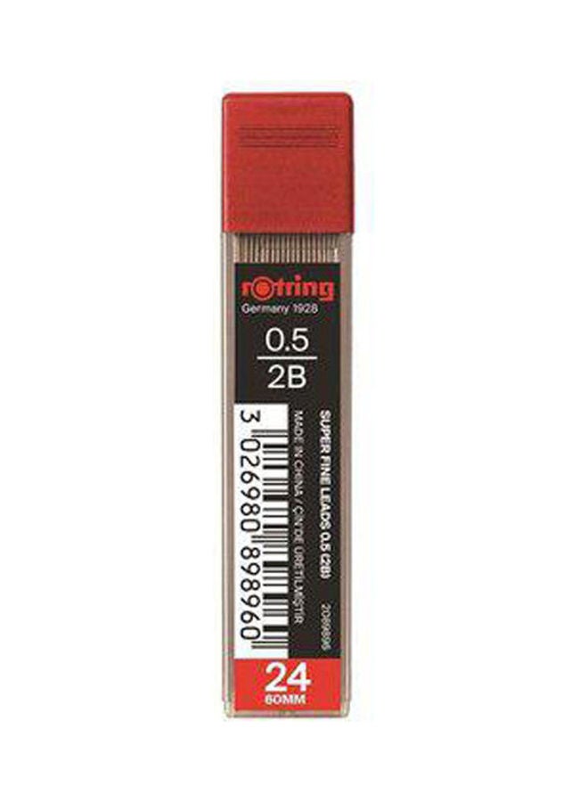 Super Polymer 0.5 Mm 2B,24 Pcs Multicolour
