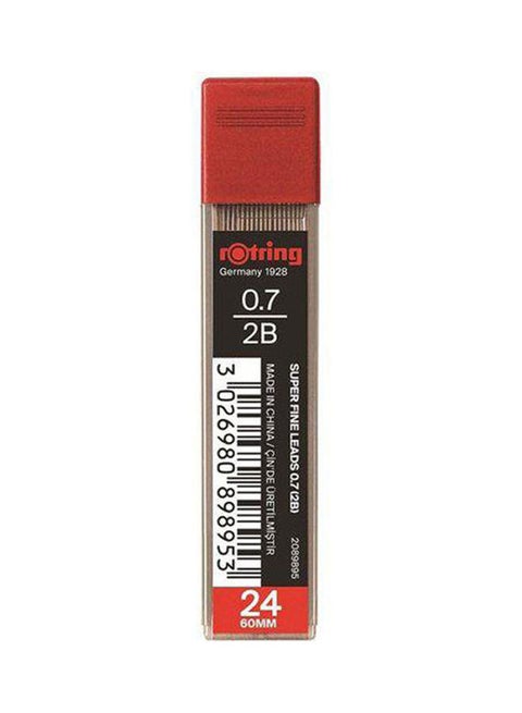 Super Polymer 0.7Mm 2B,24 Pcs Multicolour