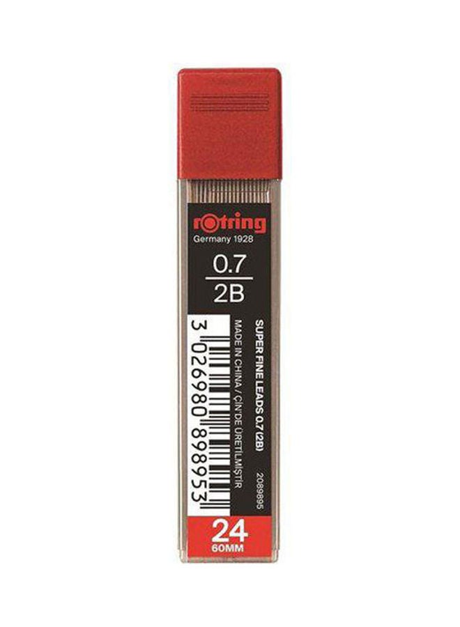 Super Polymer 0.7Mm 2B,24 Pcs Multicolour