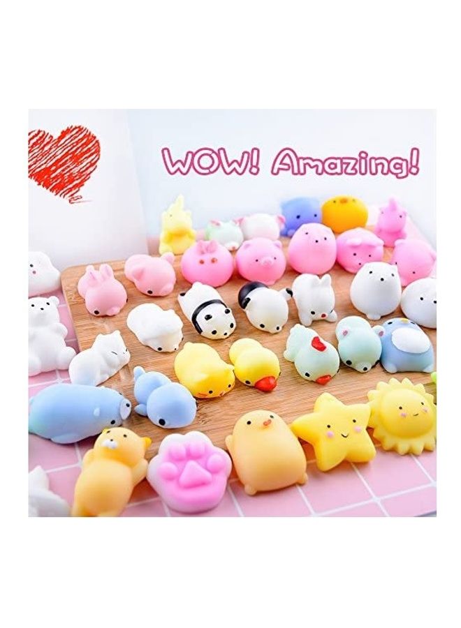 LUDILO 40-Piece Mini Squishies Kawaii Animal Party Favors for Kids - Image 2