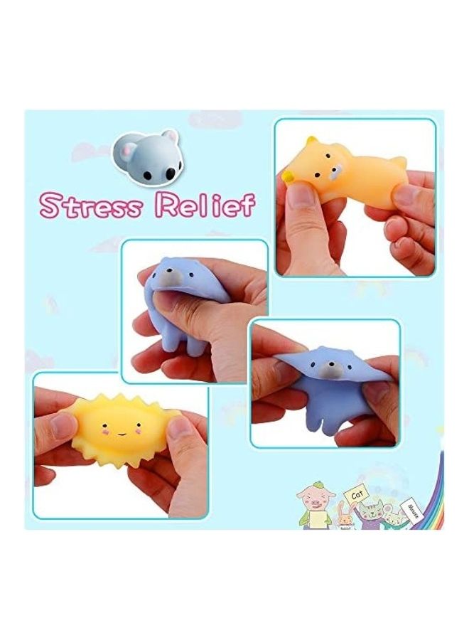LUDILO 40-Piece Mini Squishies Kawaii Animal Party Favors for Kids - Image 3