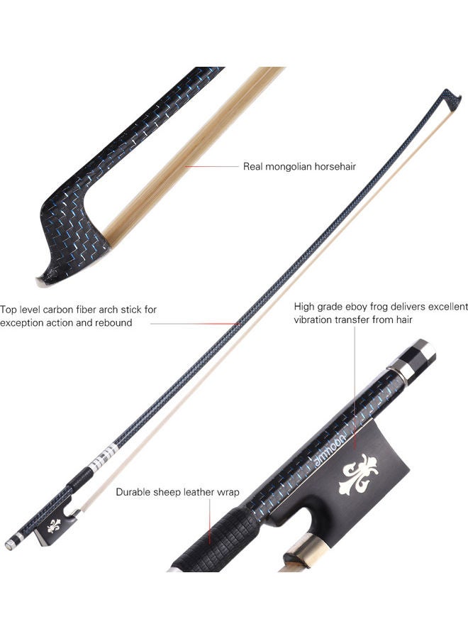 ammoon - 4/4 Carbon Fiber Violin Bow - Image 1