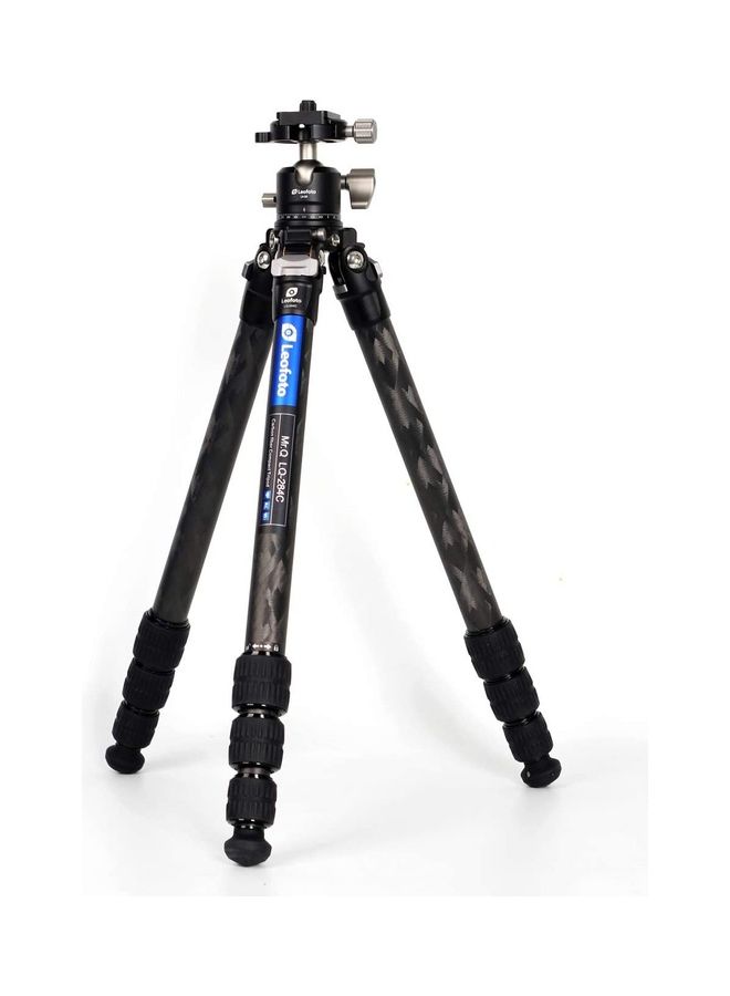 Leofoto LQ-284C Tripod With LH-30 Ball Head Carbon Fiber And Bag Black  - Image 1