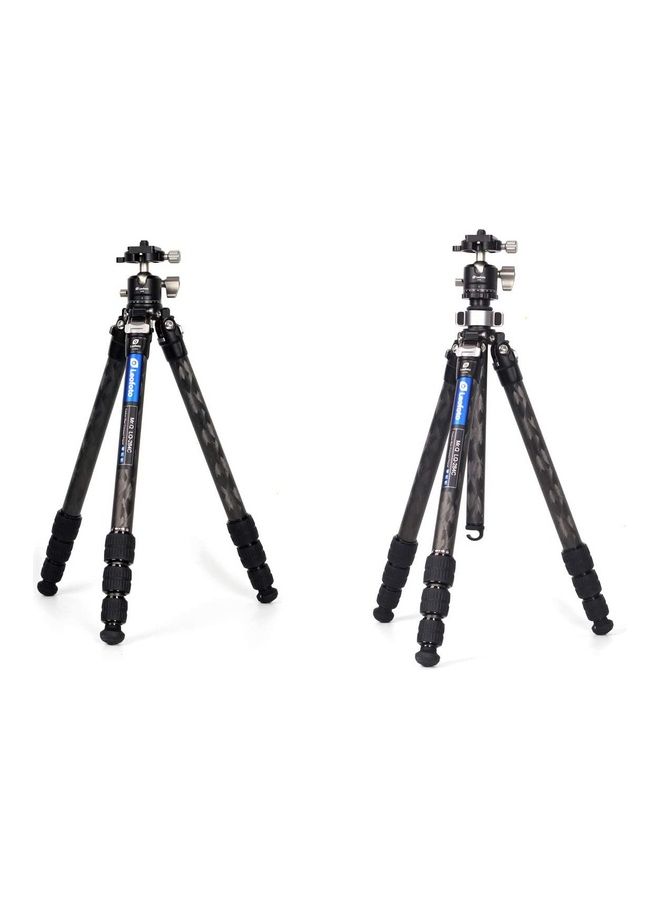 Leofoto LQ-284C Tripod With LH-30 Ball Head Carbon Fiber And Bag Black  - Image 2