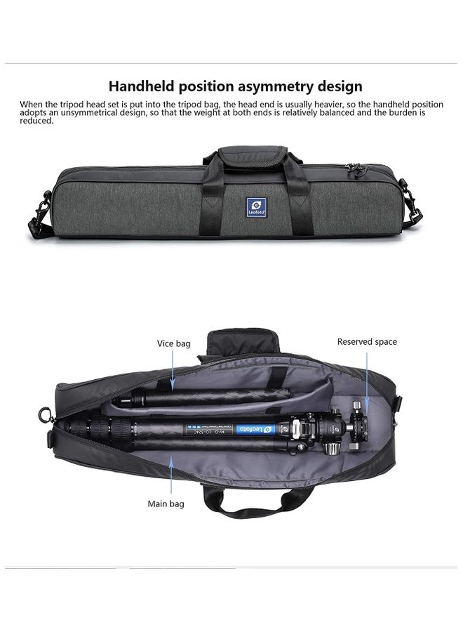 Leofoto LQ-284C Tripod With LH-30 Ball Head Carbon Fiber And Bag Black  - Image 4
