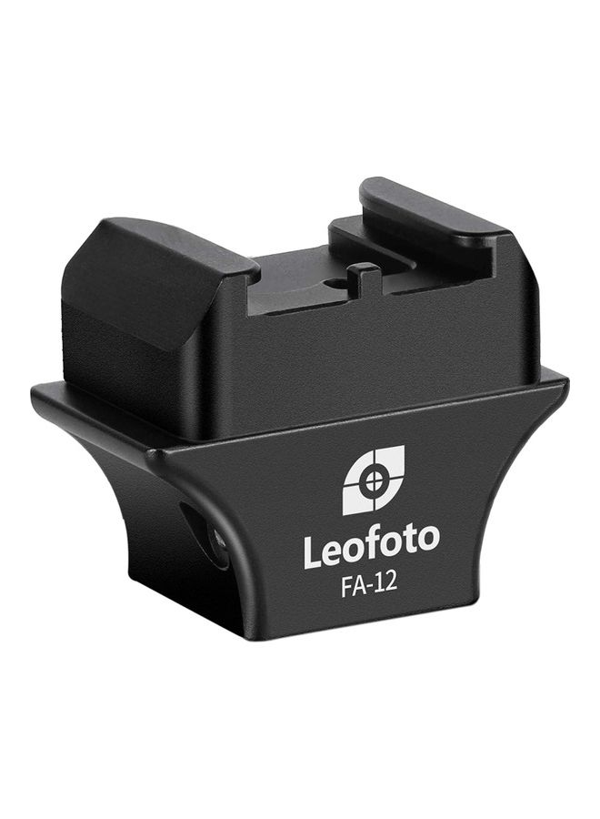 Leofoto FA-12 Kit QR Flash Shoe Adapter Black - Image 2