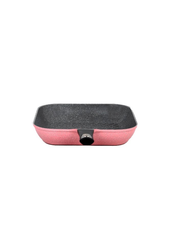 Neoflam Cookware Grill Pan Pink/Black 28 x 5.5cm - Image 2
