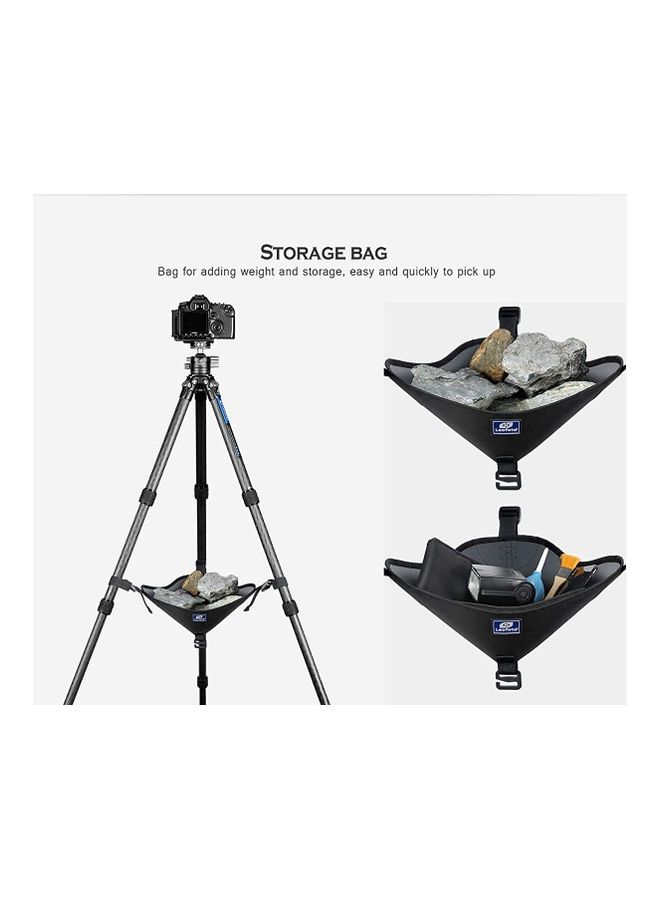 Leofoto RB-2 Universal Adjustable Tripod Rock Weight Anchor Bag Black - Image 4