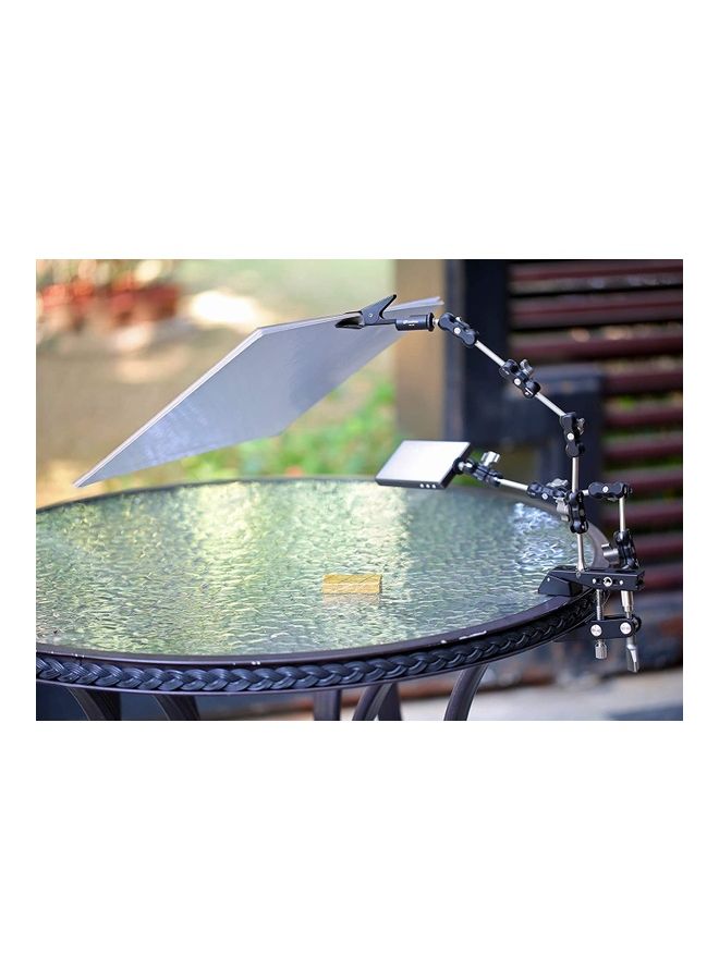 Leofoto Long Magic Arm Mounting Screw Locks Flexible And Variable Tripod Black/Silver  - Image 4