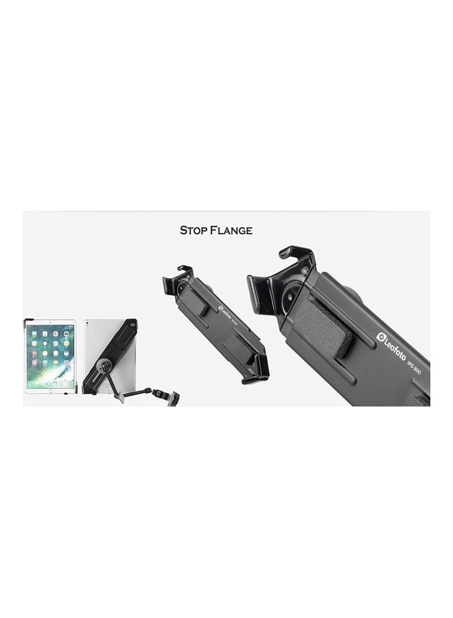 Leofoto IPC-500 Adjustable Tablet Clamp For Tripod Mount Black  - Image 3