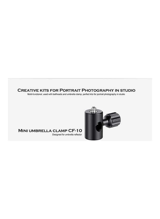 Leofoto CF-10 Umbrella Clamp Adapter Black - Image 3