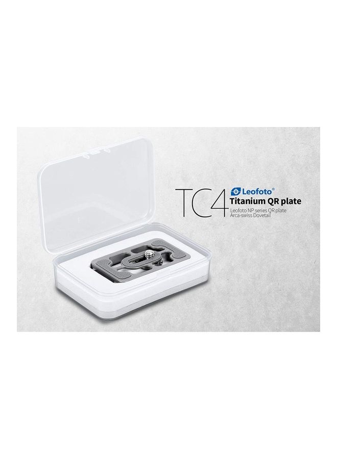 Leofoto NP Series QR Thickness Plate With Wide D Stainless Steel Screw Silver  - Image 2
