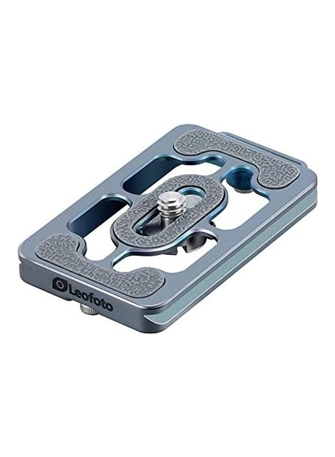 Leofoto NP Series QR Thickness Plate With Wide D Stainless Steel Screw Blue - Image 1