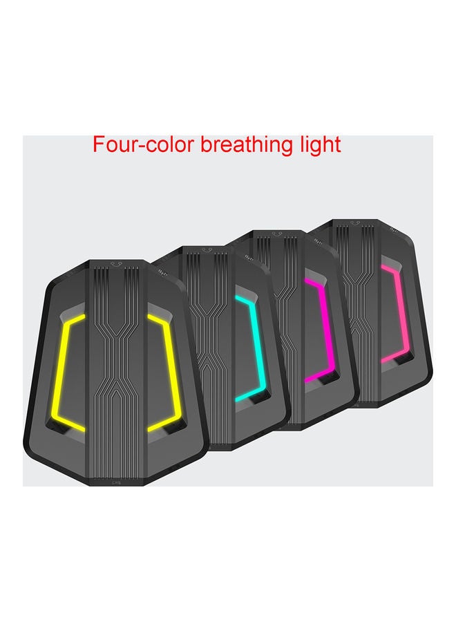 إتش إكس إس جيه ماوس ألعاب سلكي بإضاءة متعددة الألوان RGB ولوحة مفاتيح بيد واحدة مع محول محمول للوحة المفاتيح والماوس  - Image 3