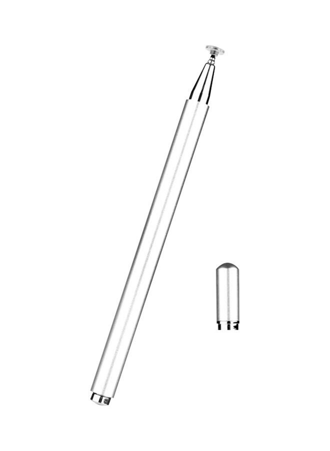 Universal Stylus Pen With Magnetic Absorption Silicone Head White - Image 1