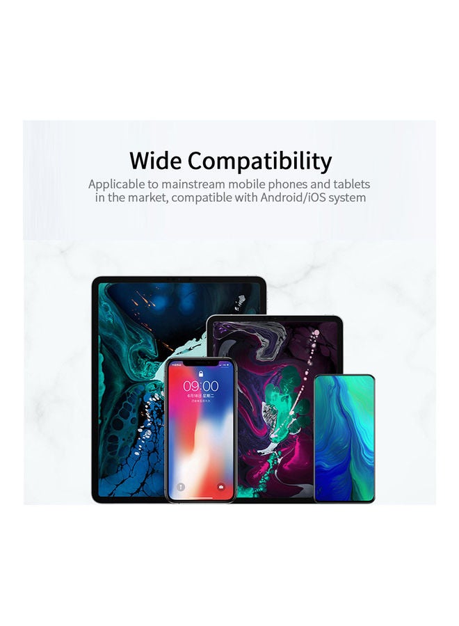 إبرة القلم يناسب جميع الأجهزة مع رأس من السيليكون بخاصية الامتصاص المغناطيسي أسود - Image 3