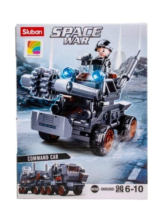 Sluban M38-B0926D 98-Piece Of Cubes Attack Car Toy For Kids 98 6+ Years - Image 4