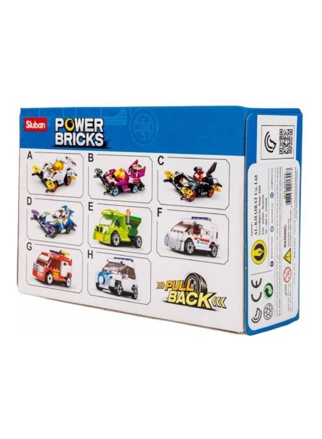 Sluban M38-B0916D 54-Piece Cube Speed Car Toy 54 6+ Years - Image 3