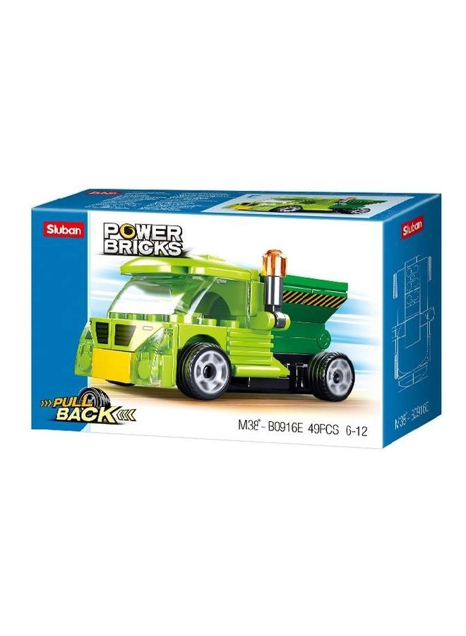 Sluban M38-B0916E 49-Piece Cube Garbage Truck Toy 49 6+ Years - Image 1