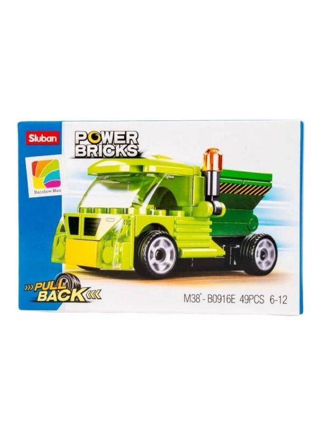Sluban M38-B0916E 49-Piece Cube Garbage Truck Toy 49 6+ Years - Image 4