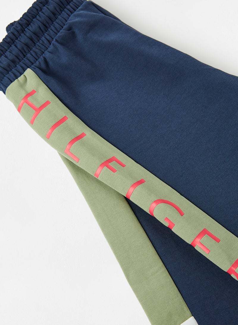 TOMMY HILFIGER - Boys Colourblock Joggers Multicolour - Image 1