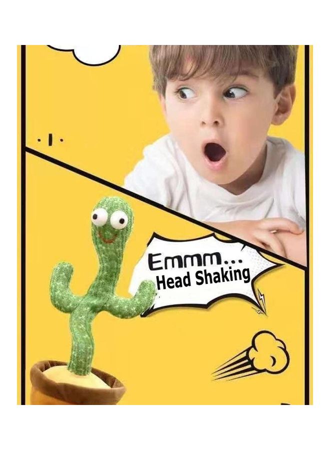 شو وو لعبة محشوة مخملية بنمط راقص على شكل صبار - Image 5