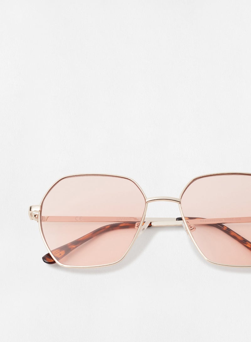 Reserved Women's Hexagon Sunglasses - Image 4