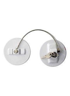XiuWoo Childproof Refrigerator Door Lock With 2 Keys White  - Image 2