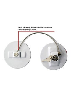 XiuWoo Refrigerator Baby Proof Door Lock With 2 Keys White  - Image 5