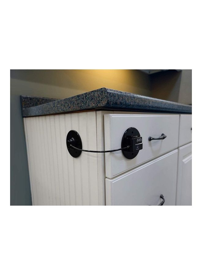 XiuWoo - Fridge Door Digit Combination Lock Black - Image 1