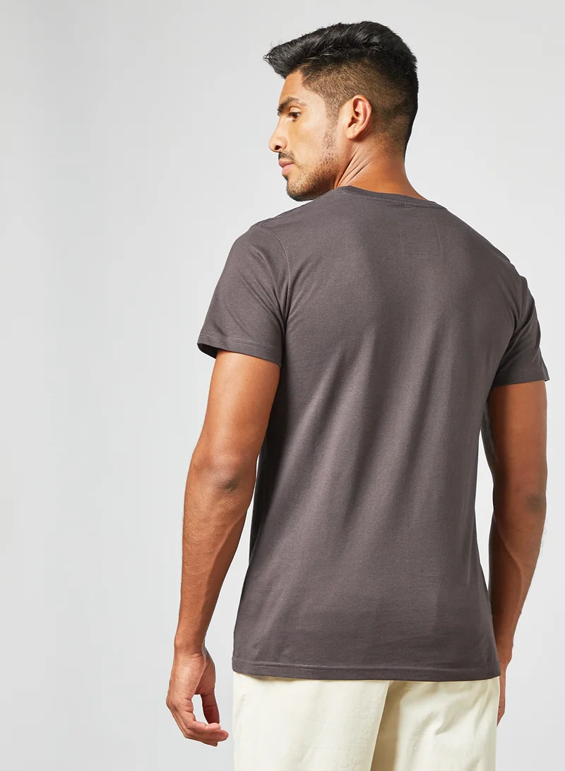 DEDICATED Graphic Print T-Shirt Dark Grey