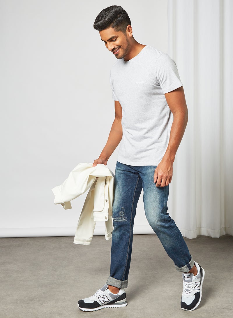 DEDICATED - Logo Print T-Shirt Grey - Image 1