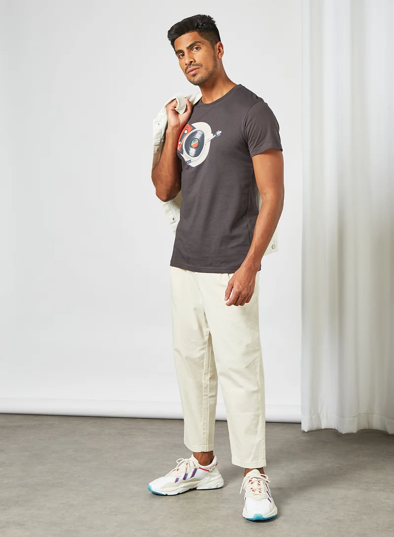 DEDICATED Graphic Print T-Shirt Dark Grey
