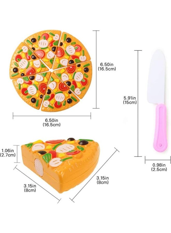 XiuWoo 7-Piece Pizza Food Toy Set - Image 2