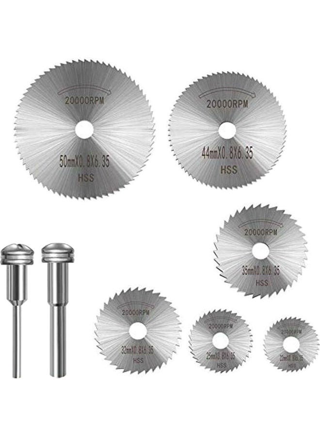 Generic - 6-Piece Stainless Steel Saw Blades with 2 Sharp Silver - Image 1