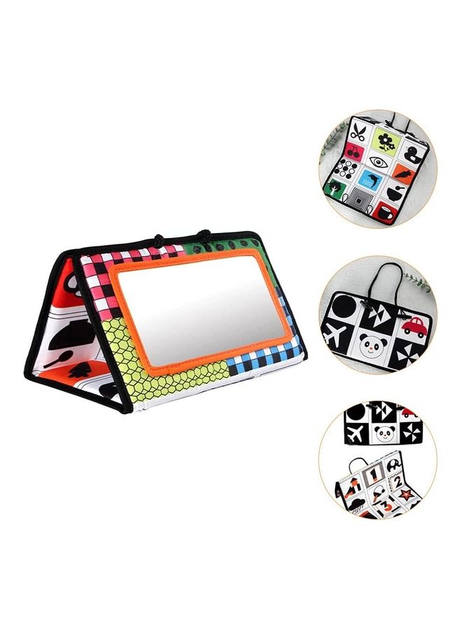 XiuWoo Tummy Time Floor Mirror With Crinkle Cloth Book  - Image 5