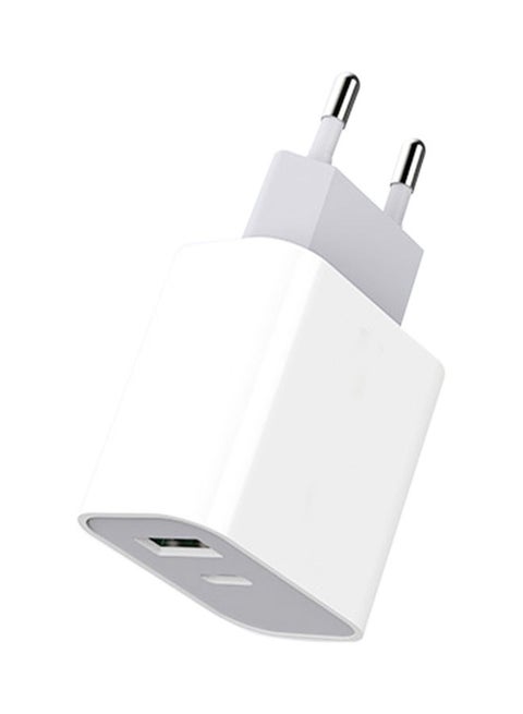 M-3 20W Dual Output Quick Charging Power Adapter White