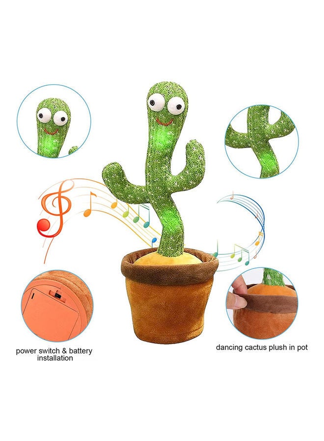 XiuWoo Cactus Plush Stuffed Toy With Music - Image 2