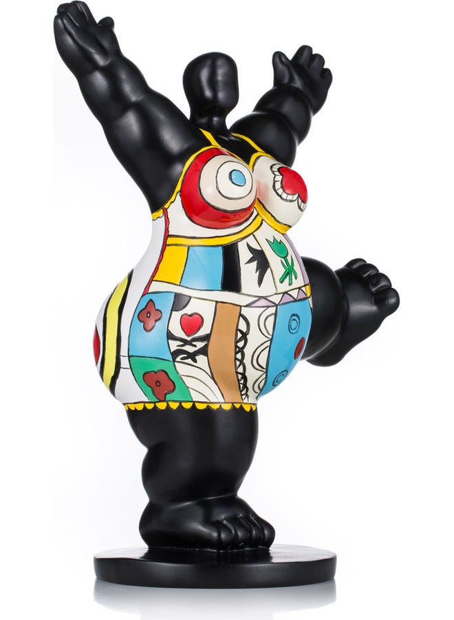 TOOARTS Gym Fat Woman Fiberglass Sculpture Multicolour - Image 3