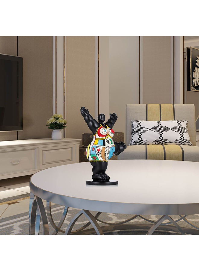 TOOARTS Gym Fat Woman Fiberglass Sculpture Multicolour - Image 2