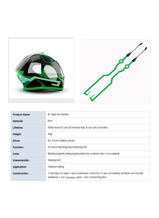 Generic Universal Motorcycle Helmet Night  - Image 4