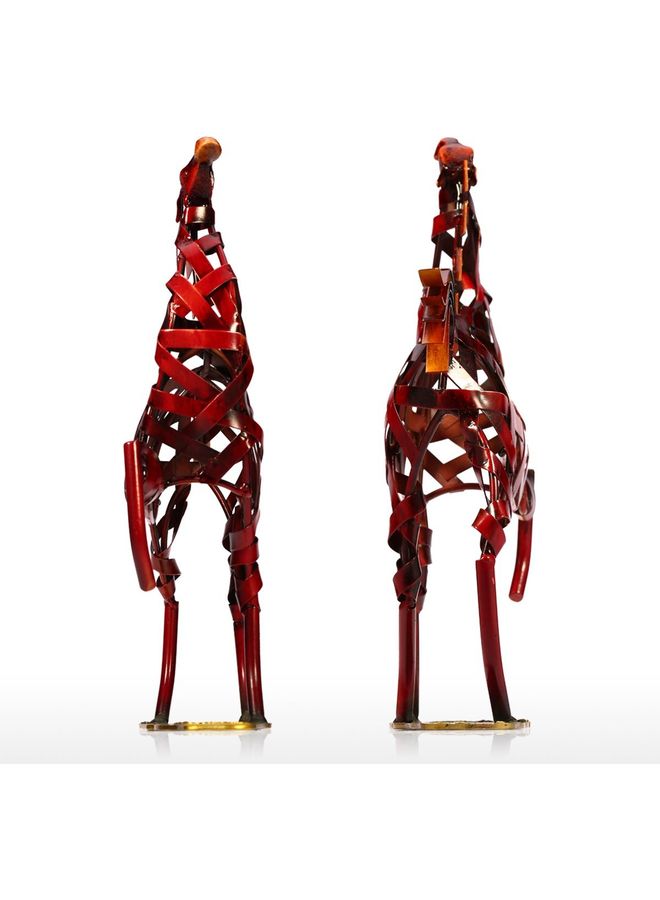 Metal Weaving Horse Sculpture Red - v1626437339/N49203852A_3