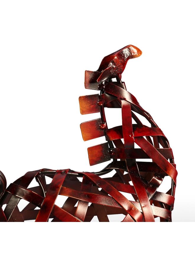 Metal Weaving Horse Sculpture Red - v1626437339/N49203852A_6