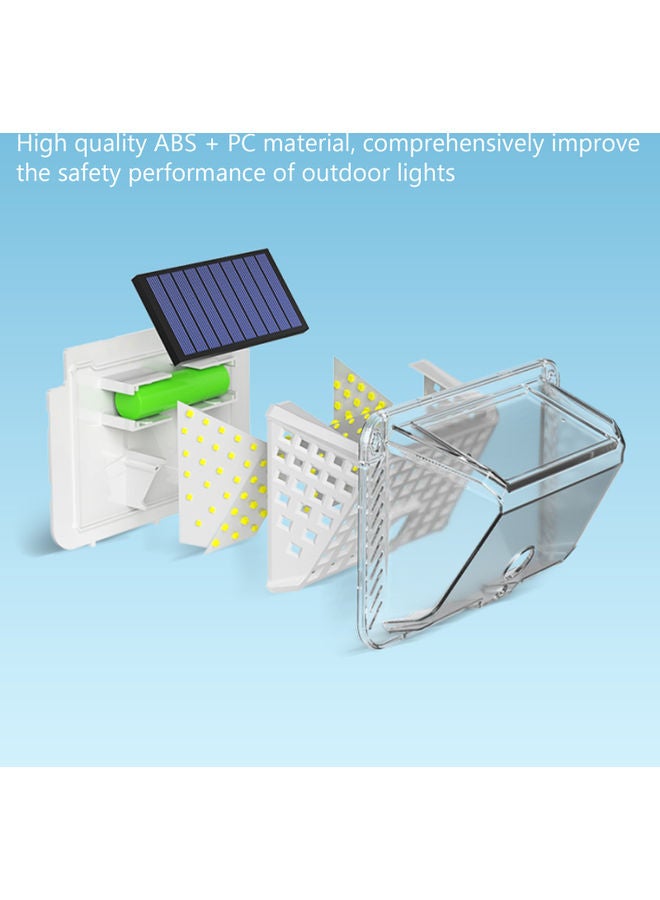 Outdoor Wireless LED Solar Motion Sensor Lights Multicolour