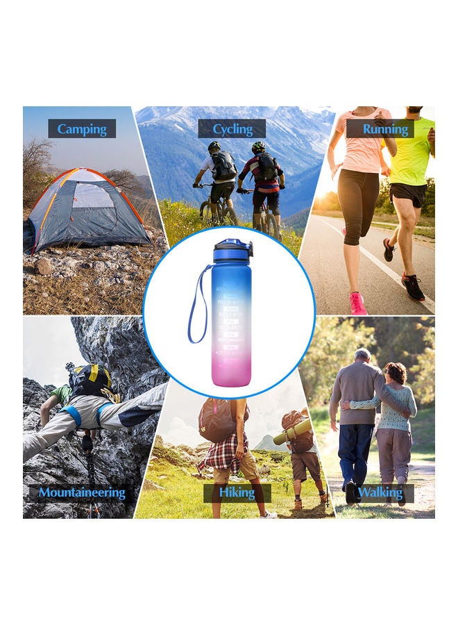 Generic Motivational Water Bottle with Tight-Lid 1000ml - Image 2
