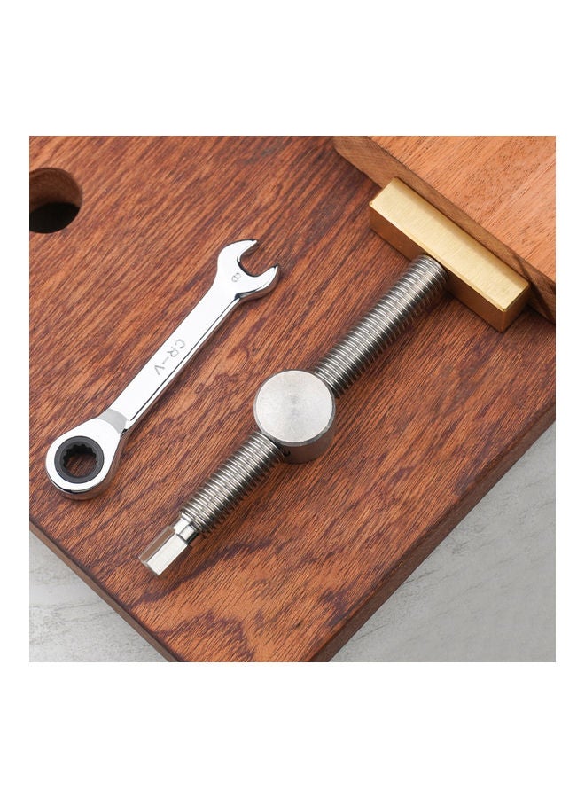 Woodworking Desktop Locking Fixing Machine Silver/Beige - Image 2