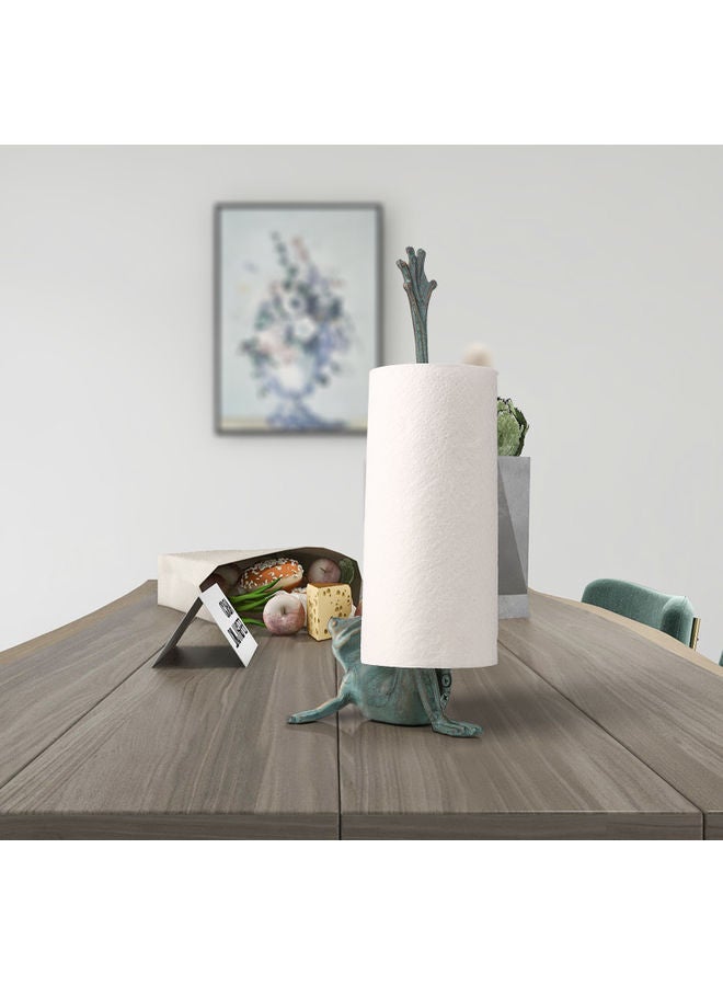 توراتس حامل على شكل ضفدع بتصميم قائم أخضر داكن  - Image 3