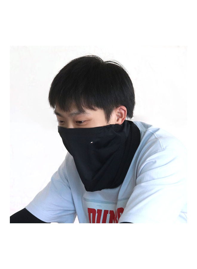 قناع وجه أسود خفيف الوزن للحماية من الشمس - Image 3