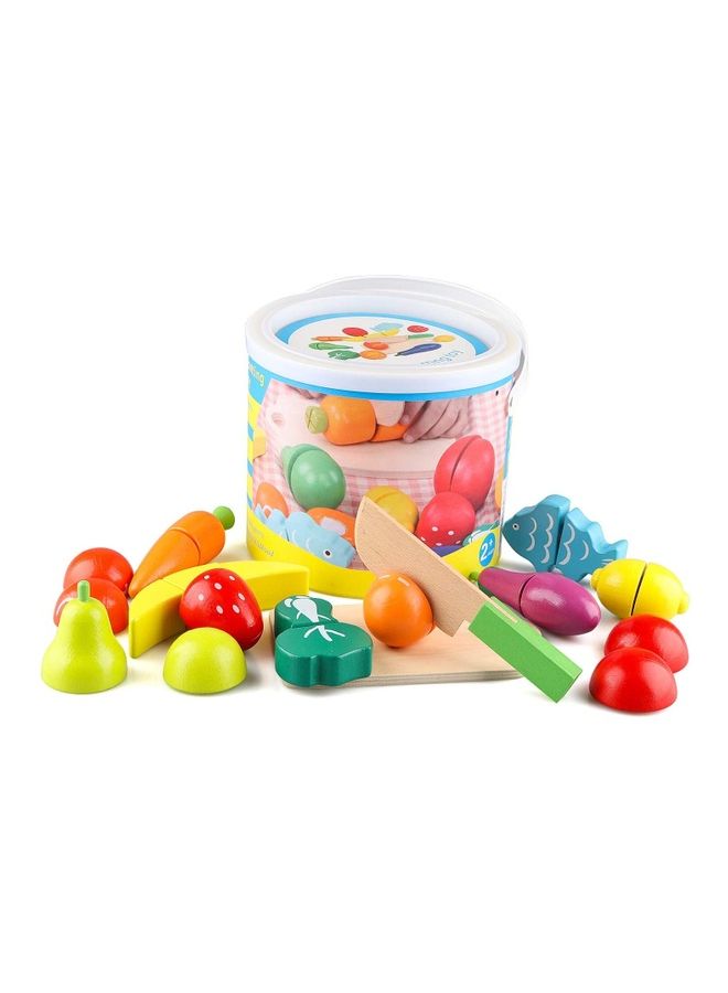 XiuWoo Fruits And Vegetables Cutting Toys - Image 1
